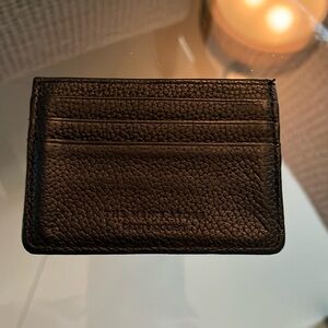 Never worn deep navy wallet by Bloomingdales
